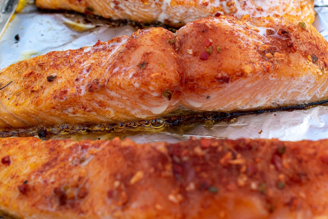 7oz Addiction Grilled Salmon.