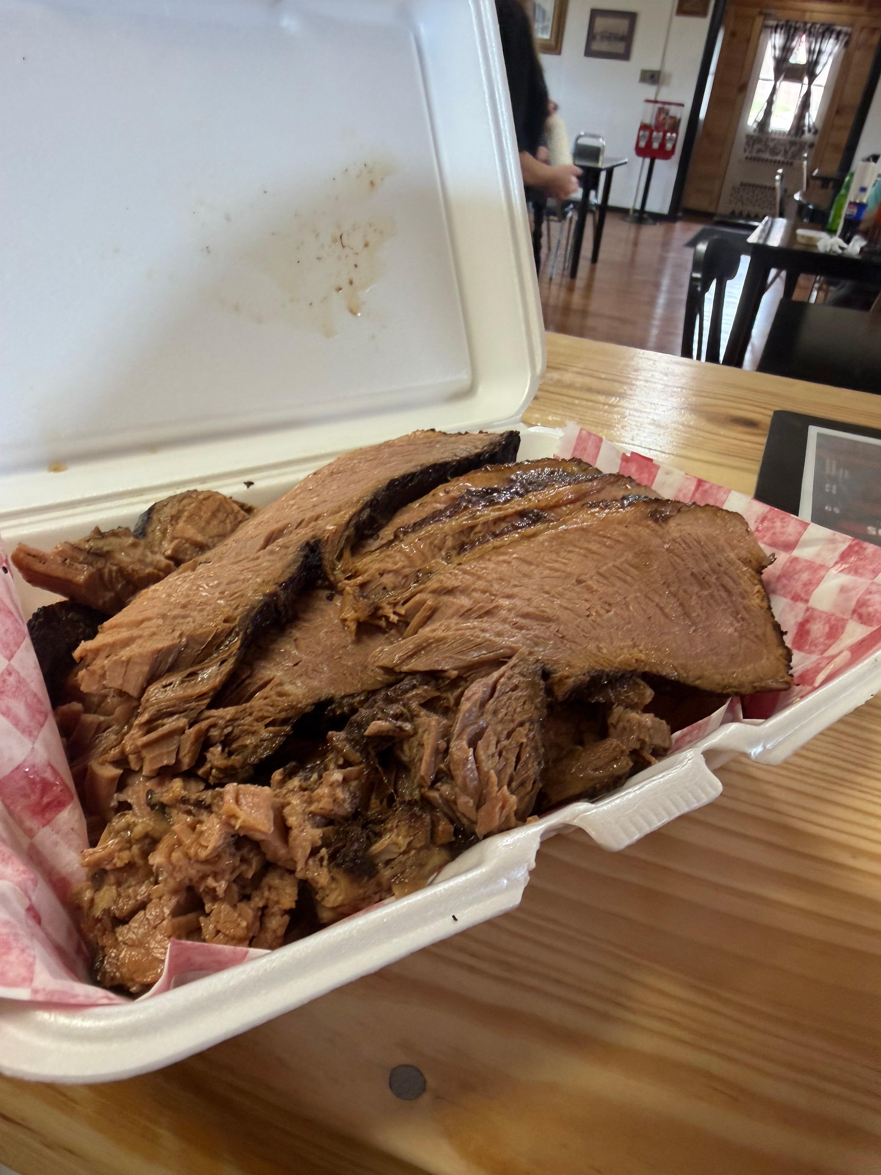 Brisket Plate.
