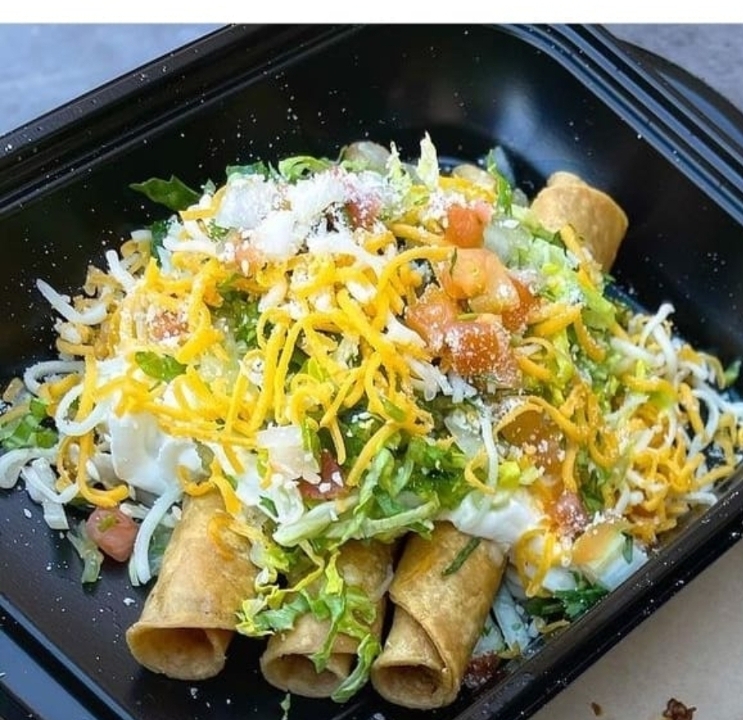 3 ROLLED TACOS.