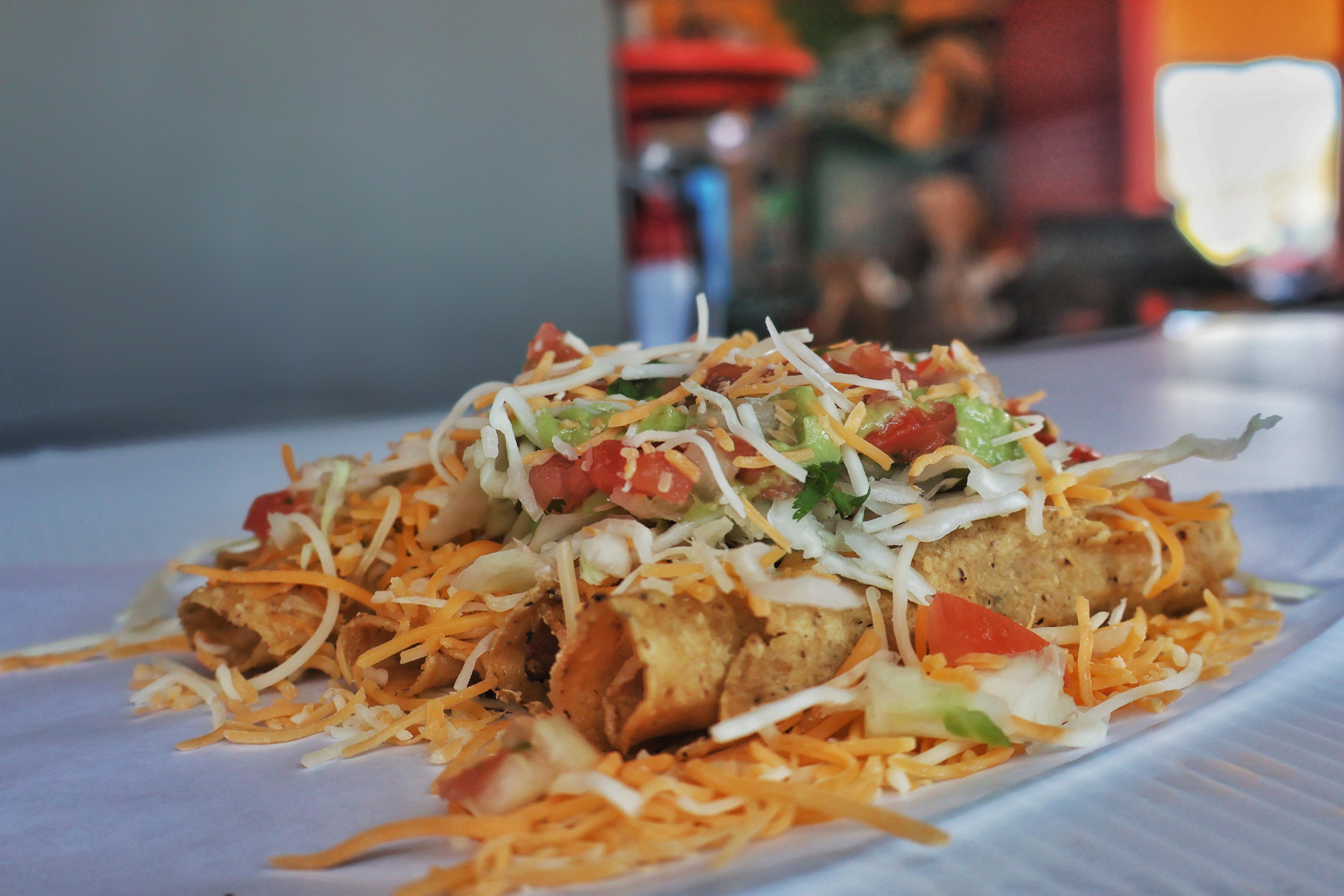 ROLLED TACOS - 3 beef.