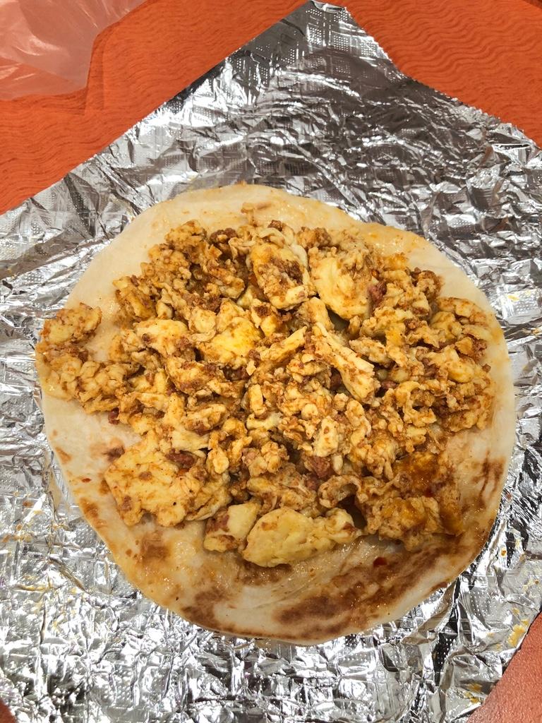 Chorizo & Egg.