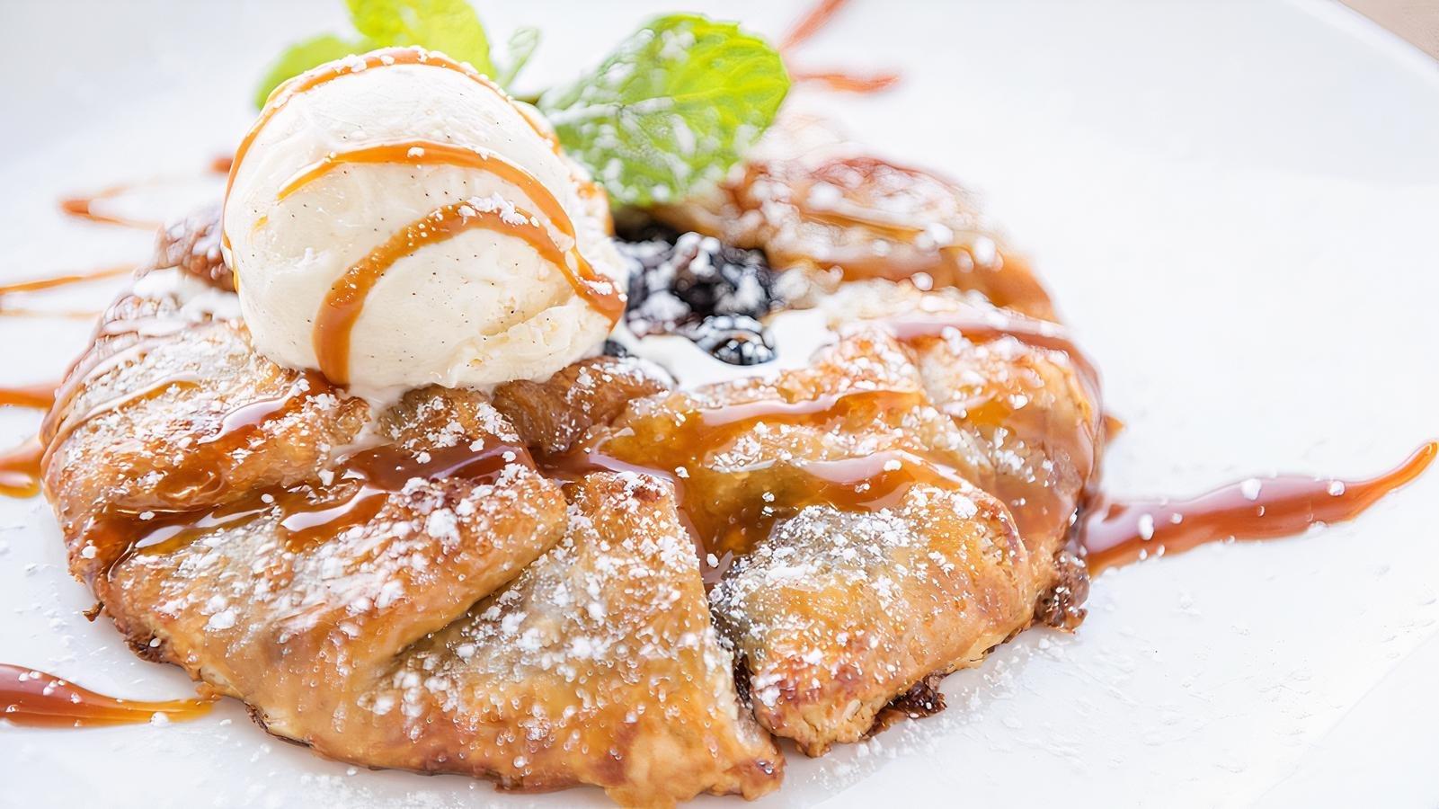 Warm Apple Crostata.