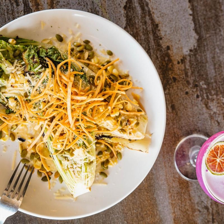 Grilled Caesar Salad.