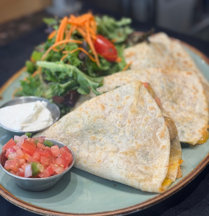 Chicken Quesadilla.