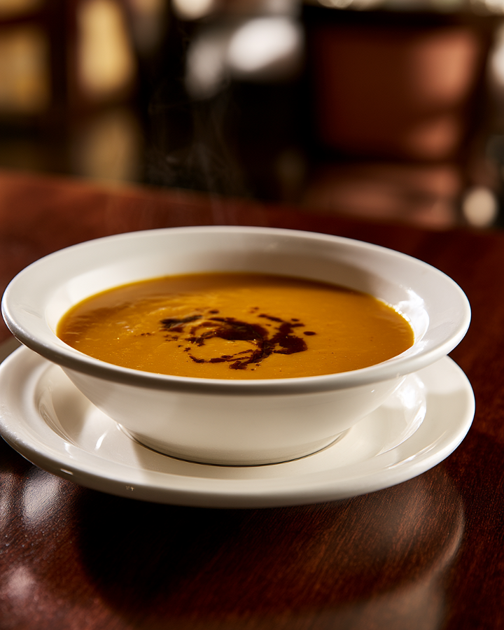Cream of Butternut Squash Soup.