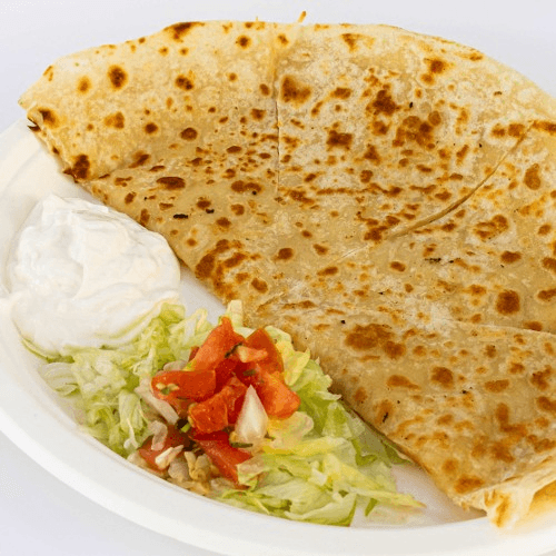Veggie Quesadilla.