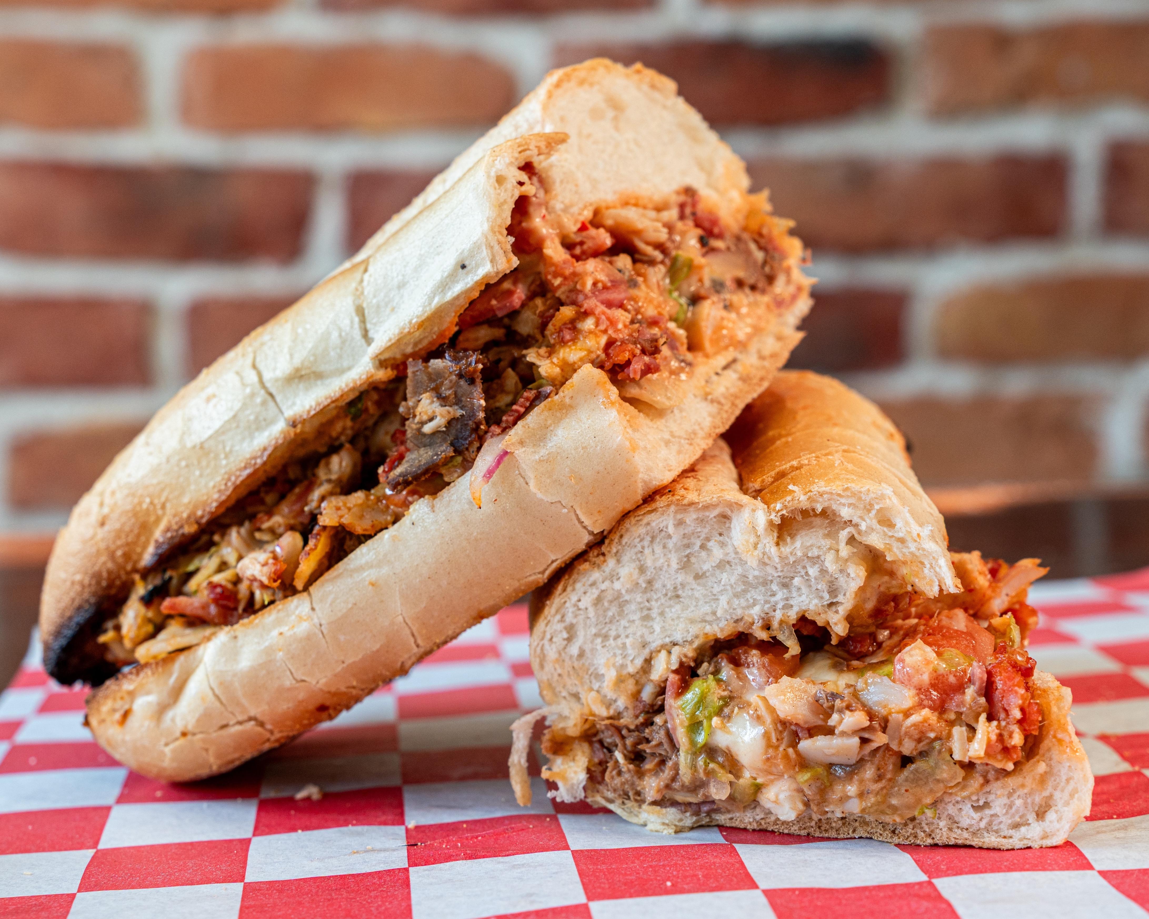 The MELT Chopped Sandwich & Coca-Cola Can.