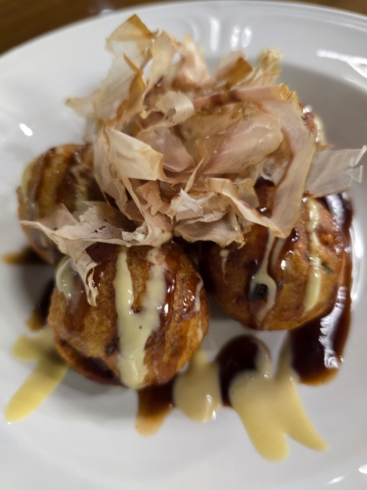 Takoyaki.