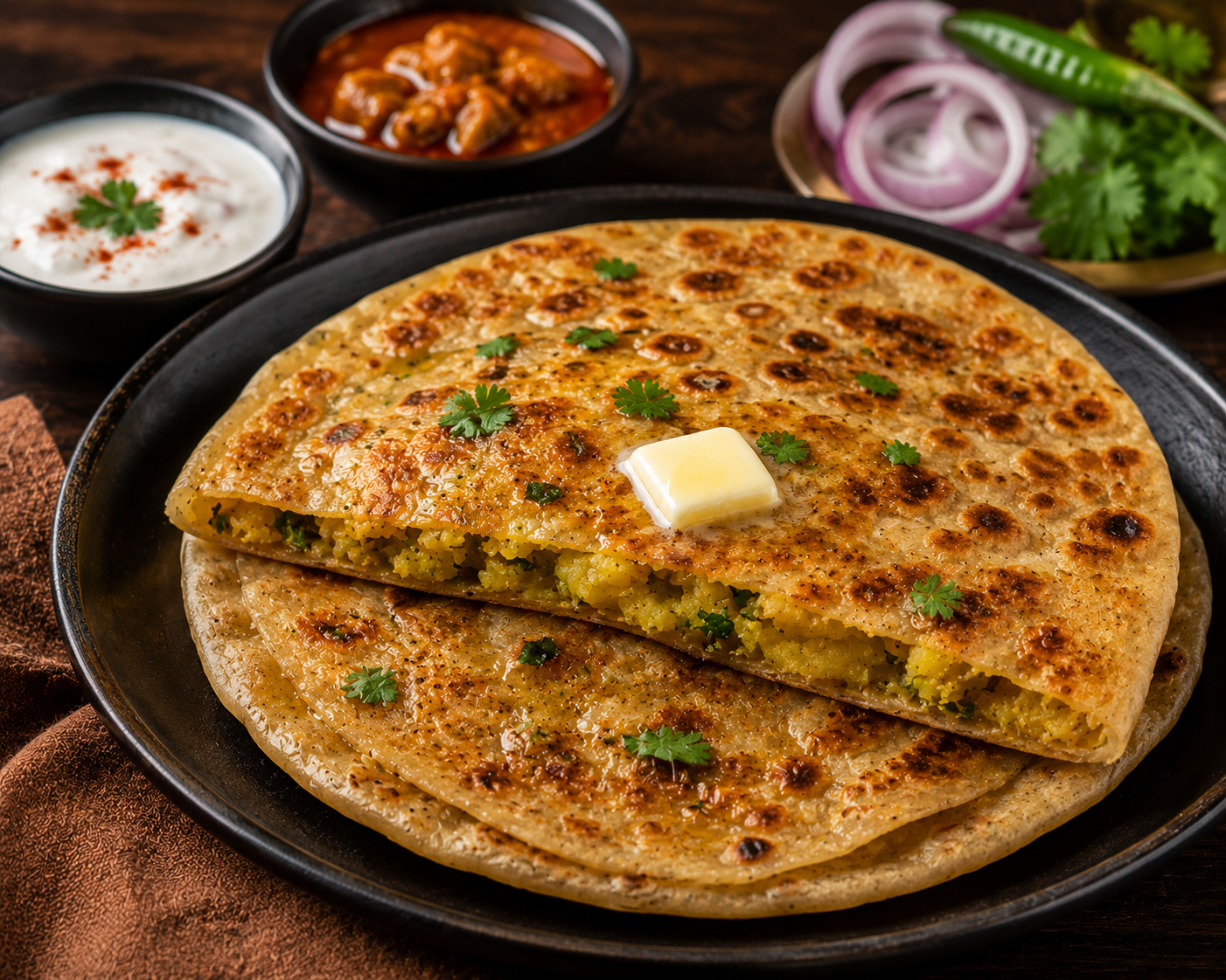 Aloo Paratha.