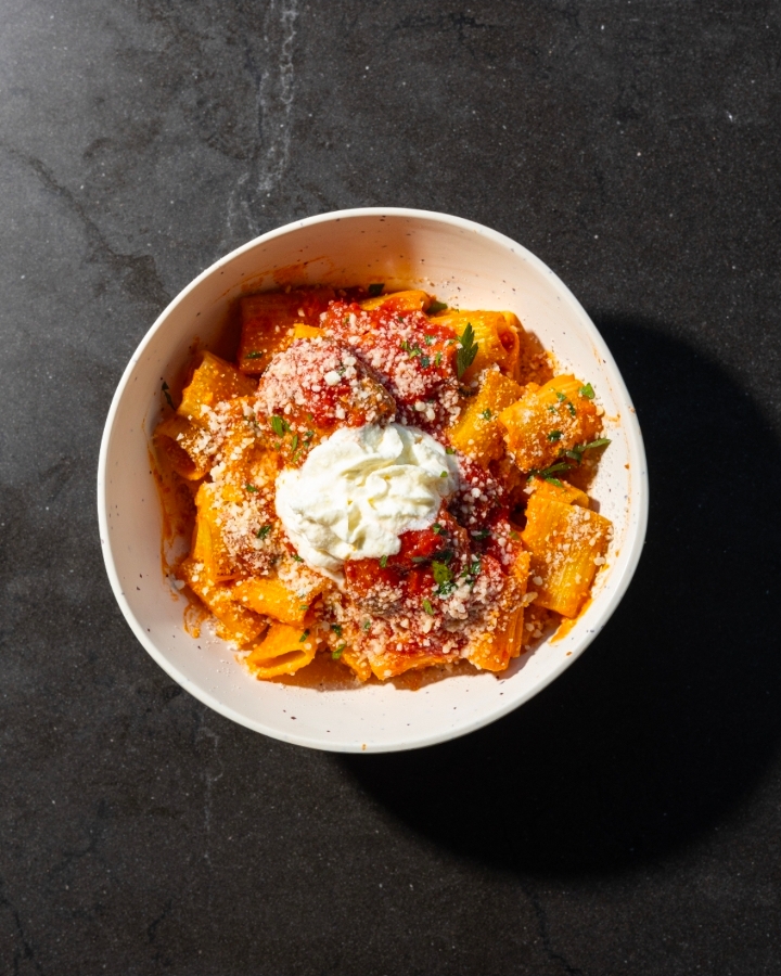 Spicy Meatball ala Vodka Pasta.