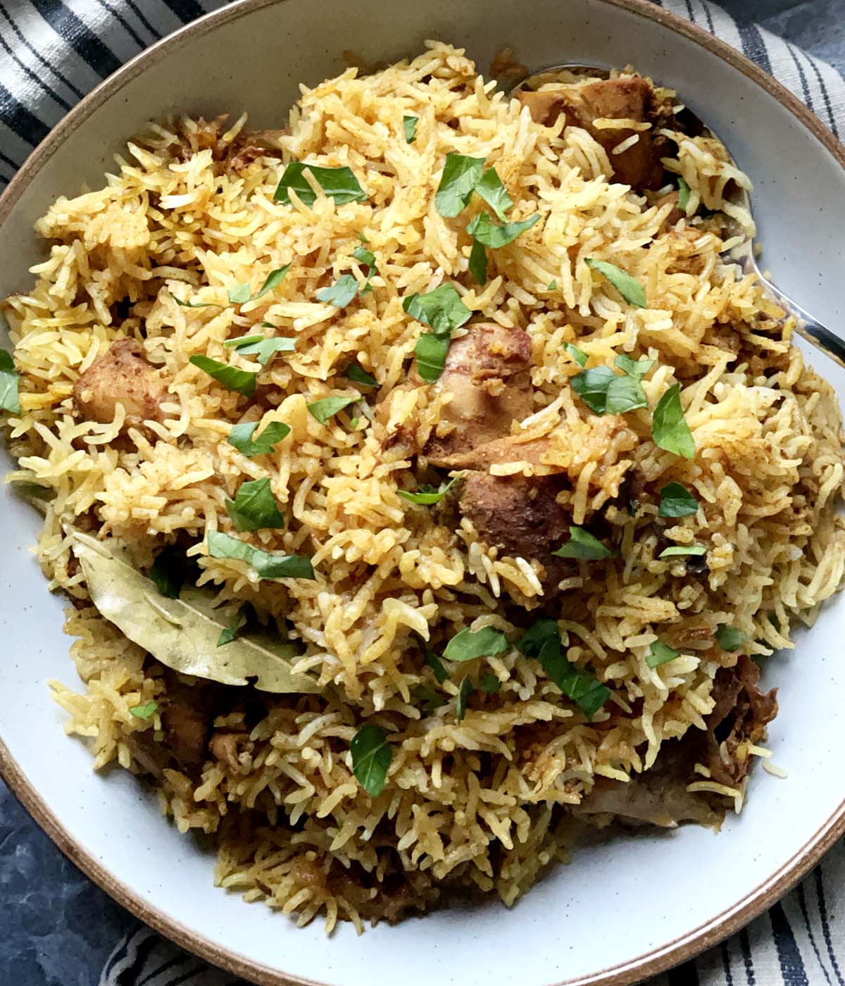 Chicken Biryani Bowl.