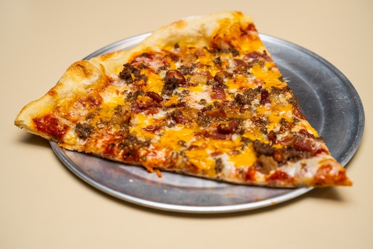 Lg. Bacon Cheeseburger Pizza.