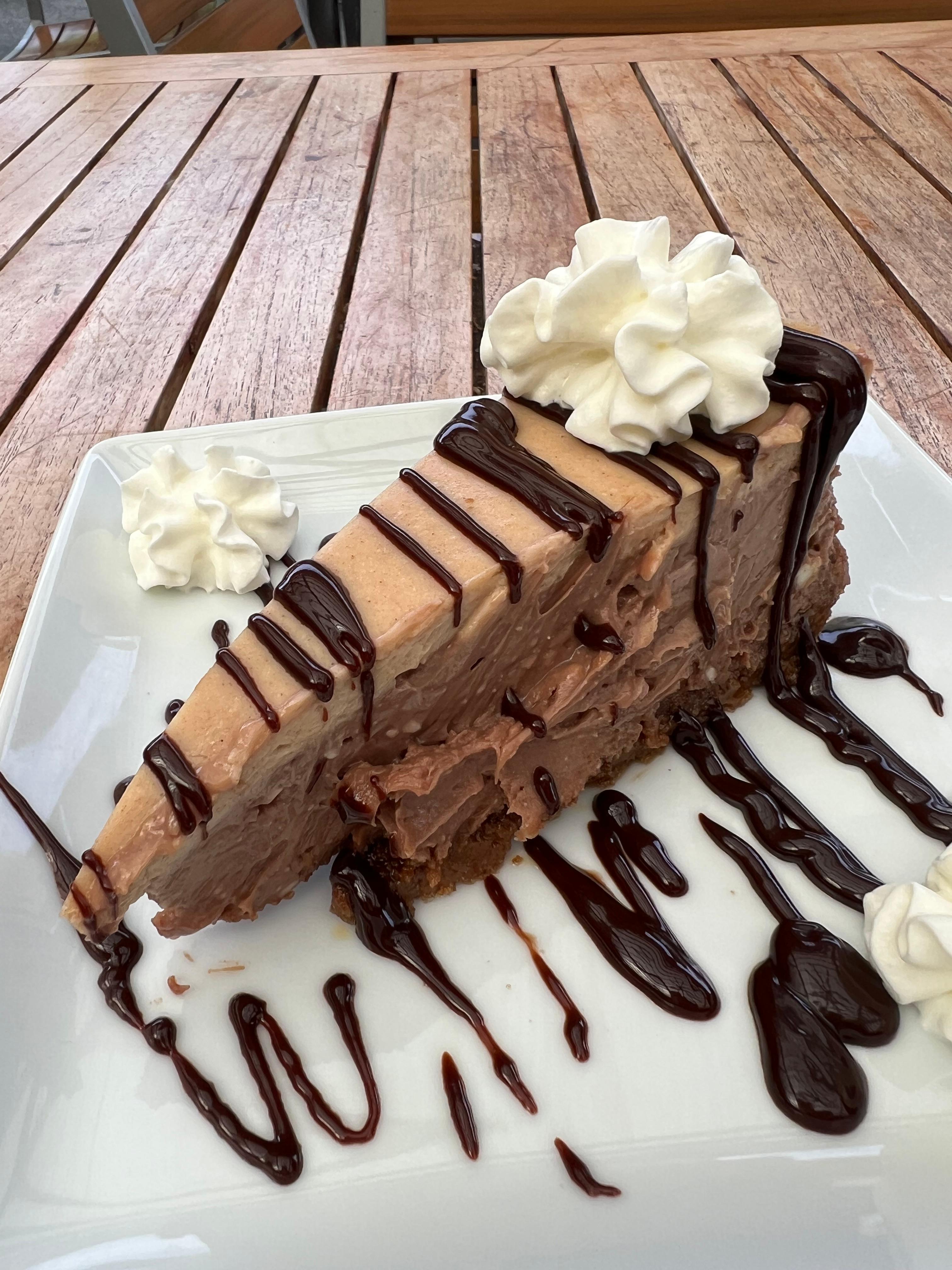 Christina's Chocolate Cheesecake.