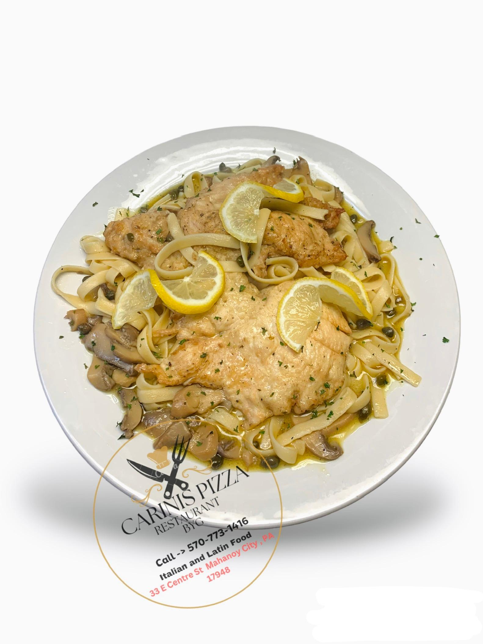 Pechuga de Pollo Al Ajillo - Chicken Breast in Garlic Sauce.