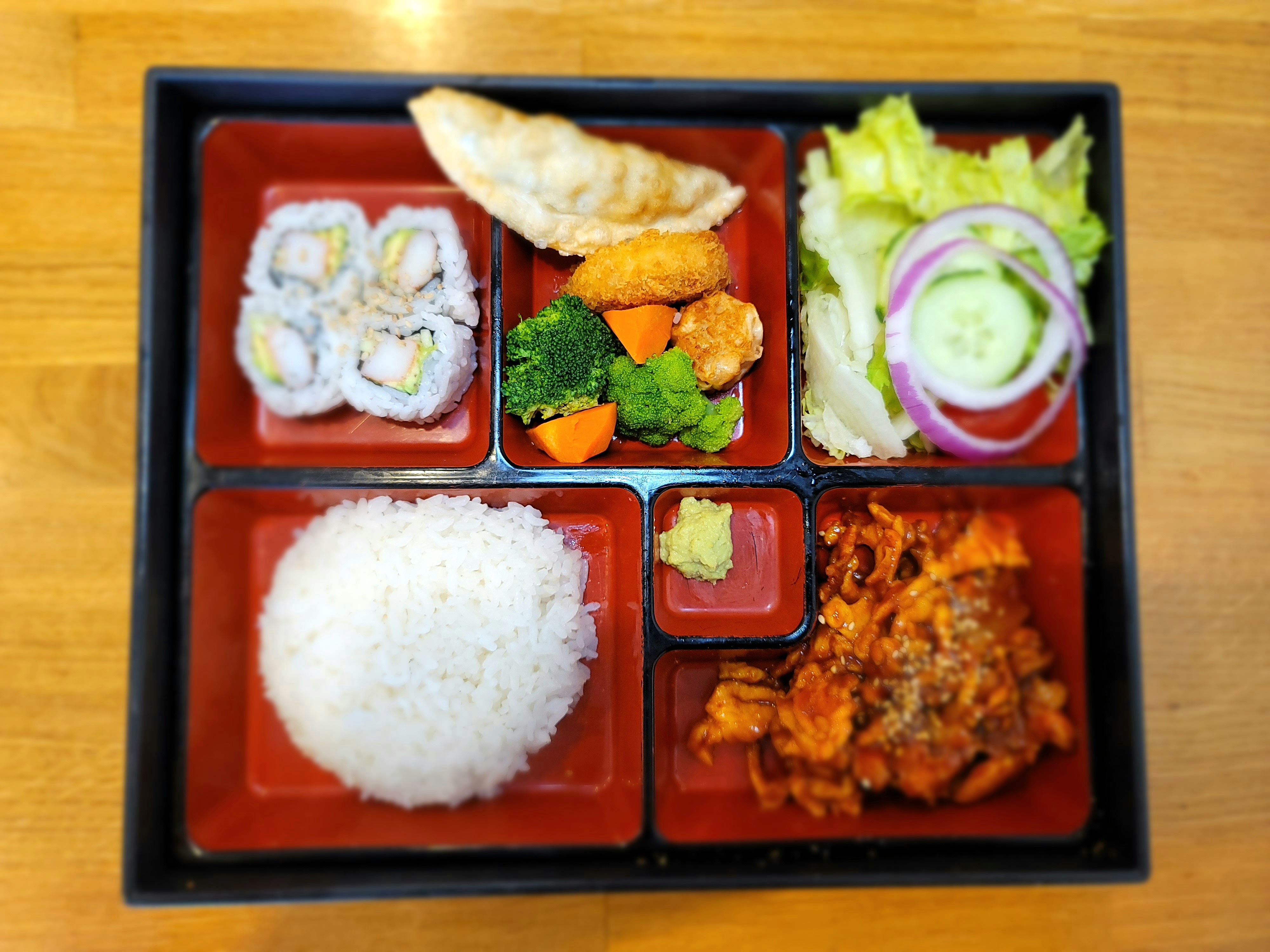 Spicy Chicken Bento.