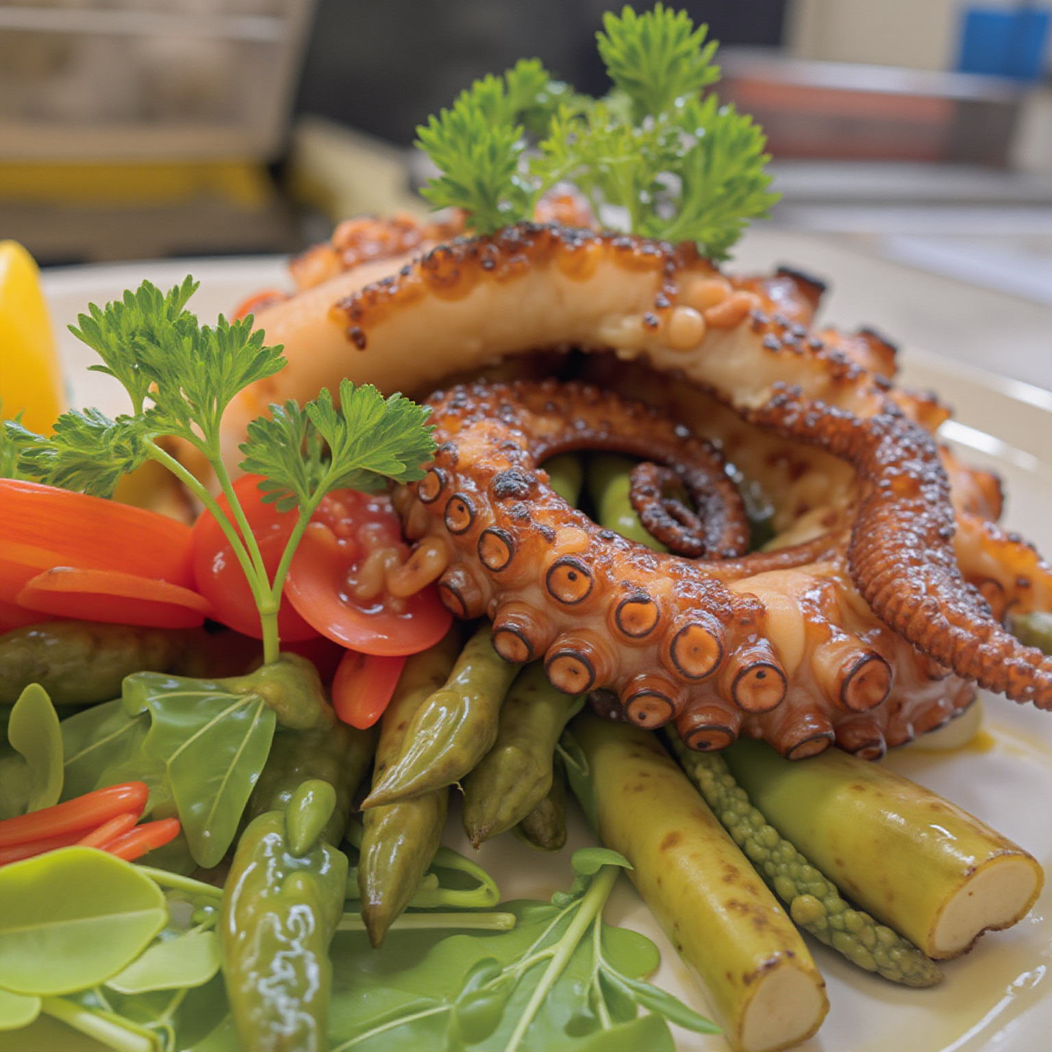 Grilled Octopus.