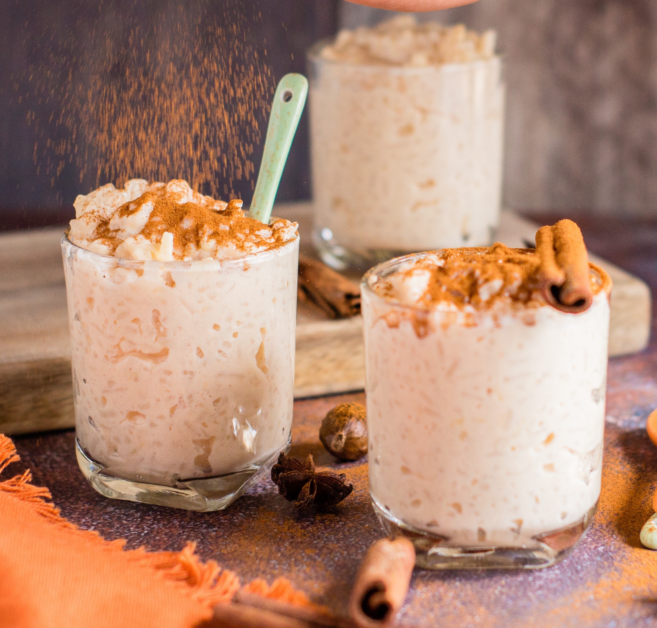 Rice Brulé (Rice Pudding).