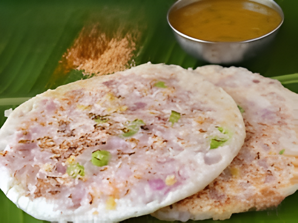Onion Uthappam.