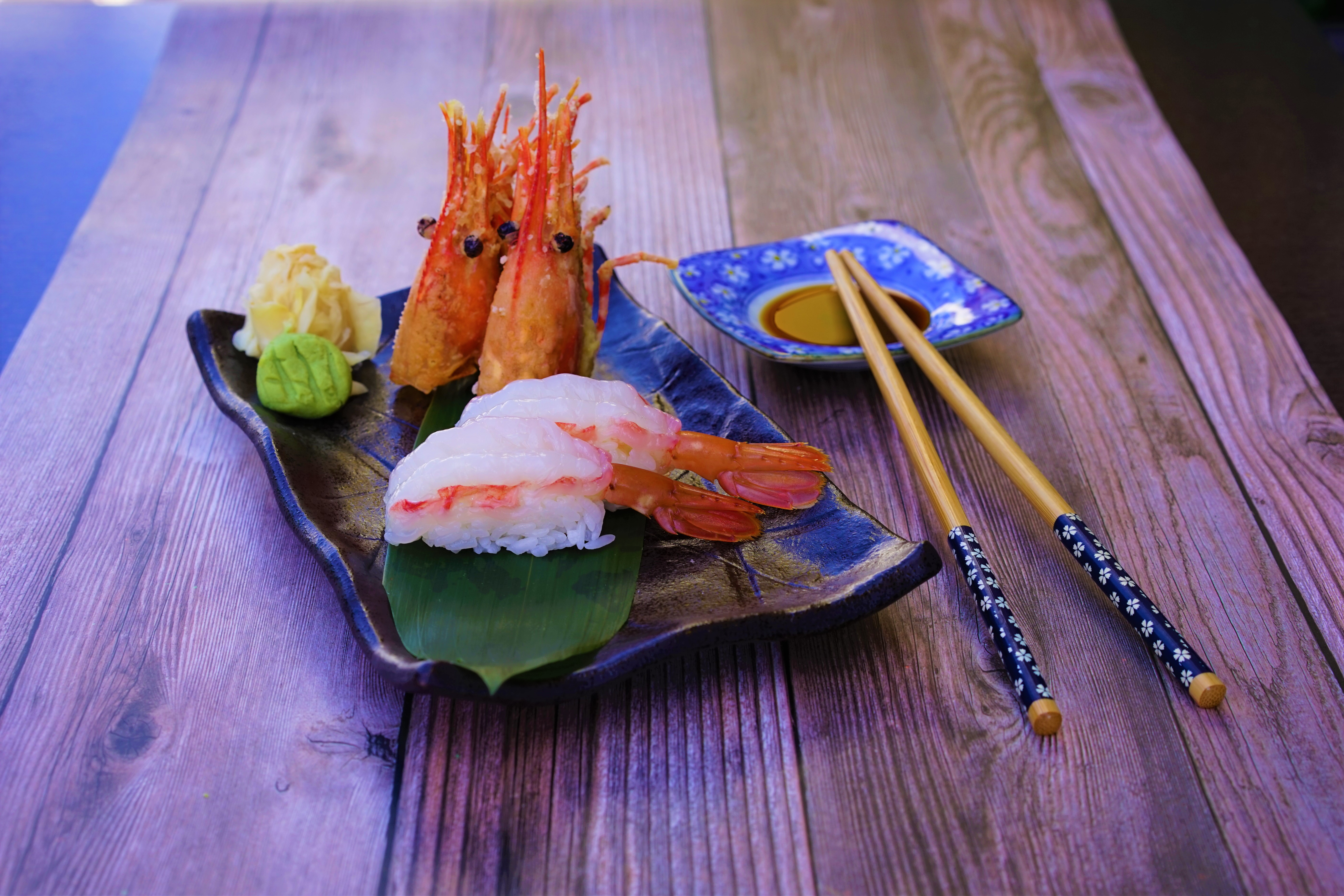 Sweet Shrimp Sushi.
