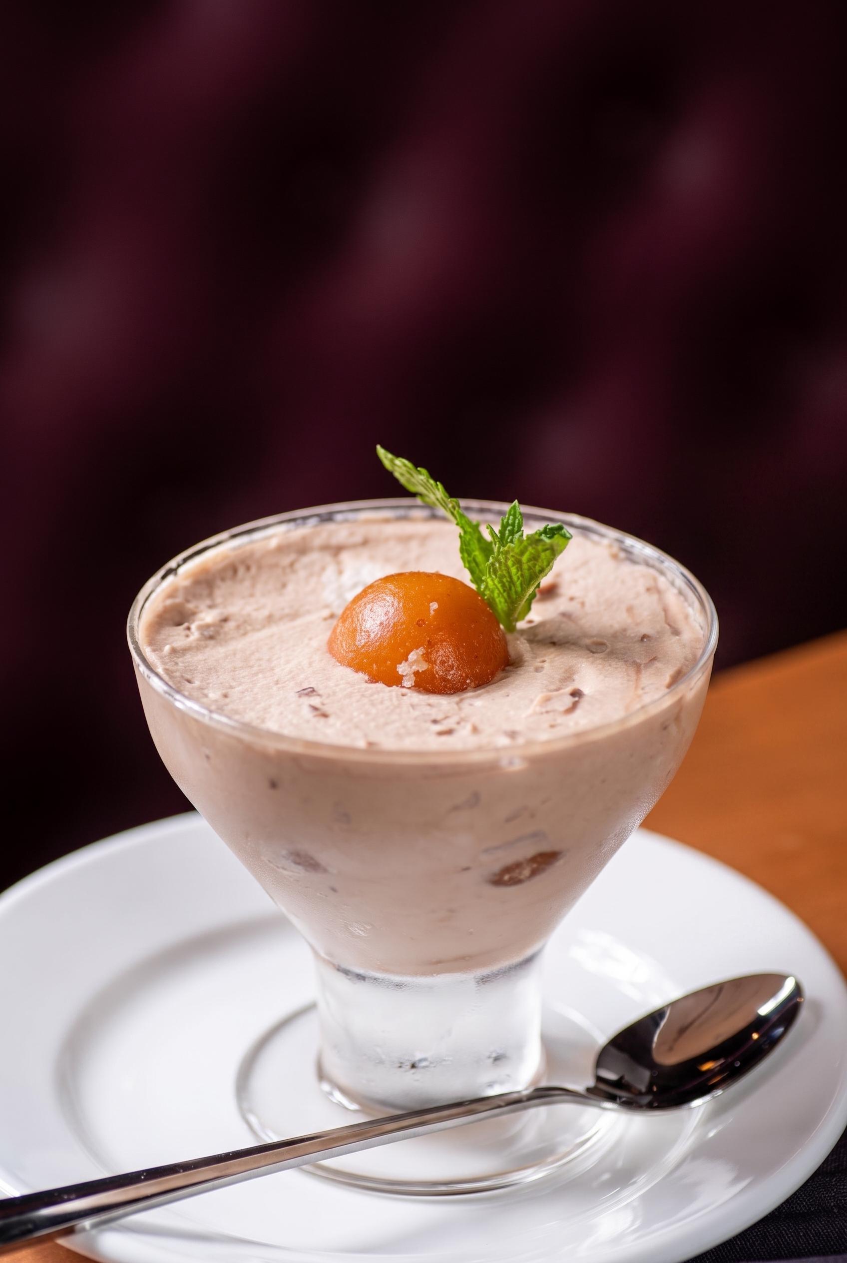 Fusion Gulab Jamun Mousse.