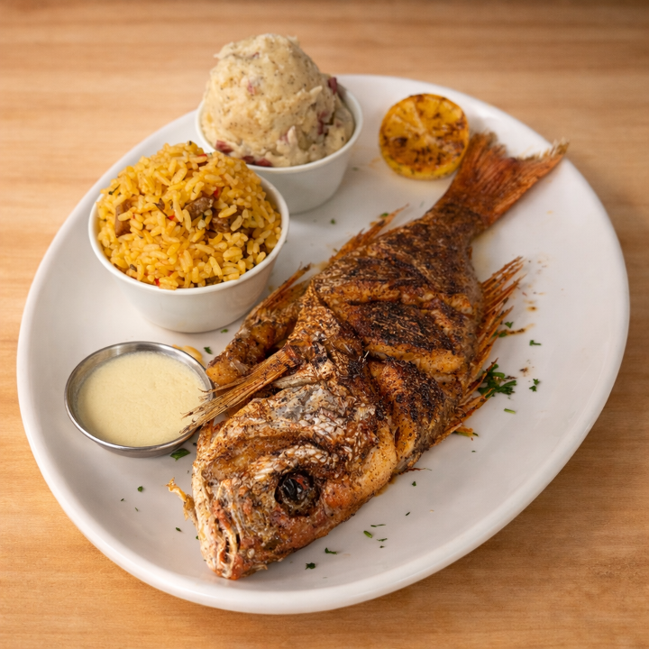 Whole Snapper.