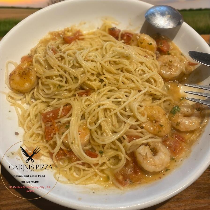 Camarones Al Ajillo - Shrimps in Garlic Sauce.