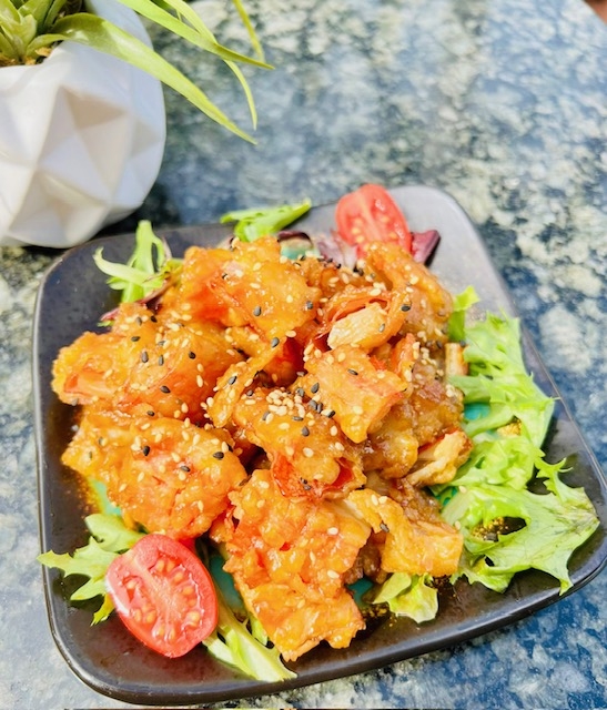 Popcorn Shrimp.