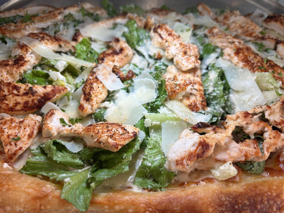 Caesar Salad Pizza.