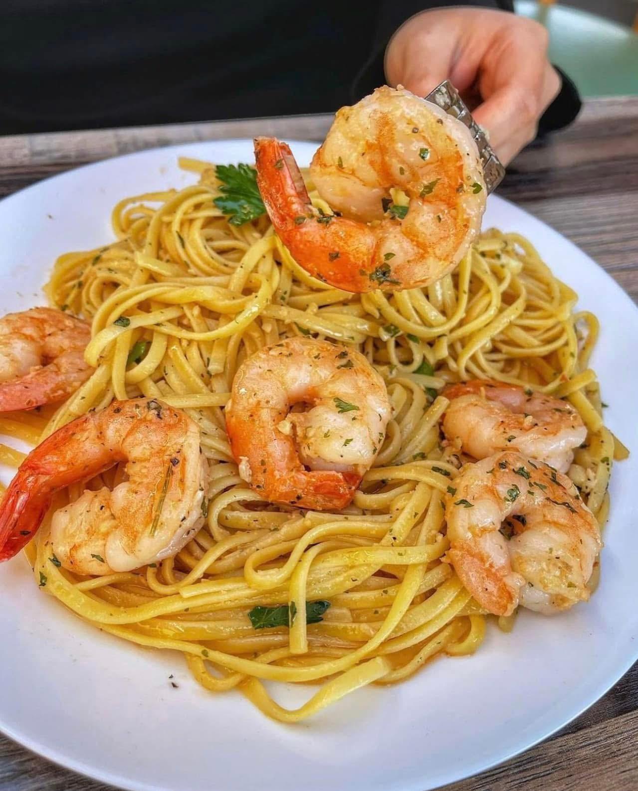 Shrimp Garlic Noodle.