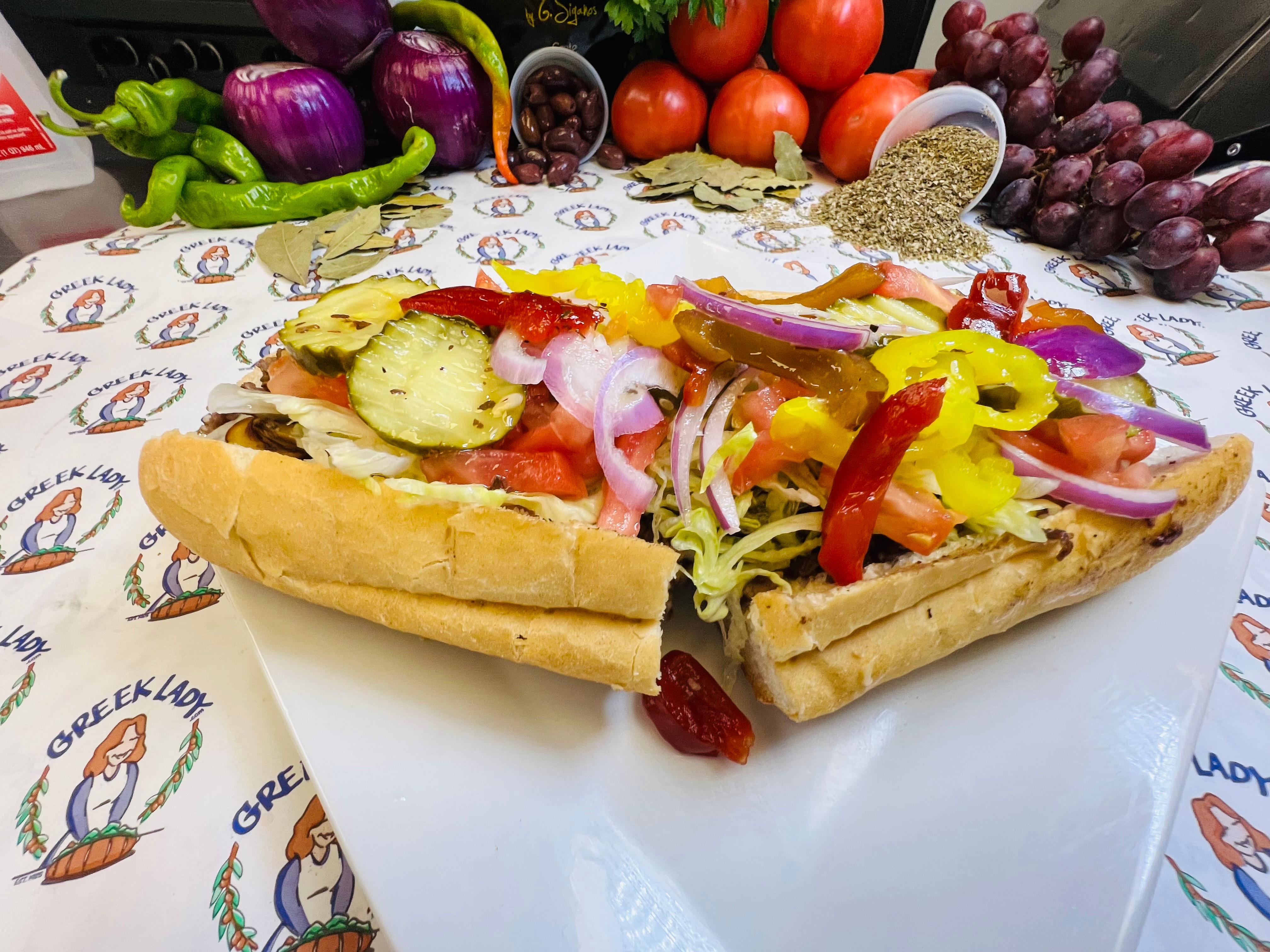 Mixed Cheese Hoagie.