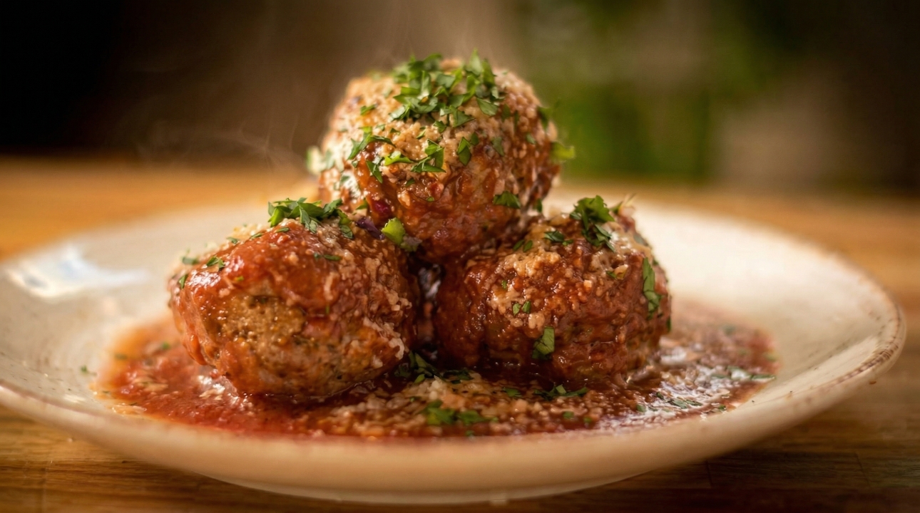 Aunt Mary Ann's Meatballs.