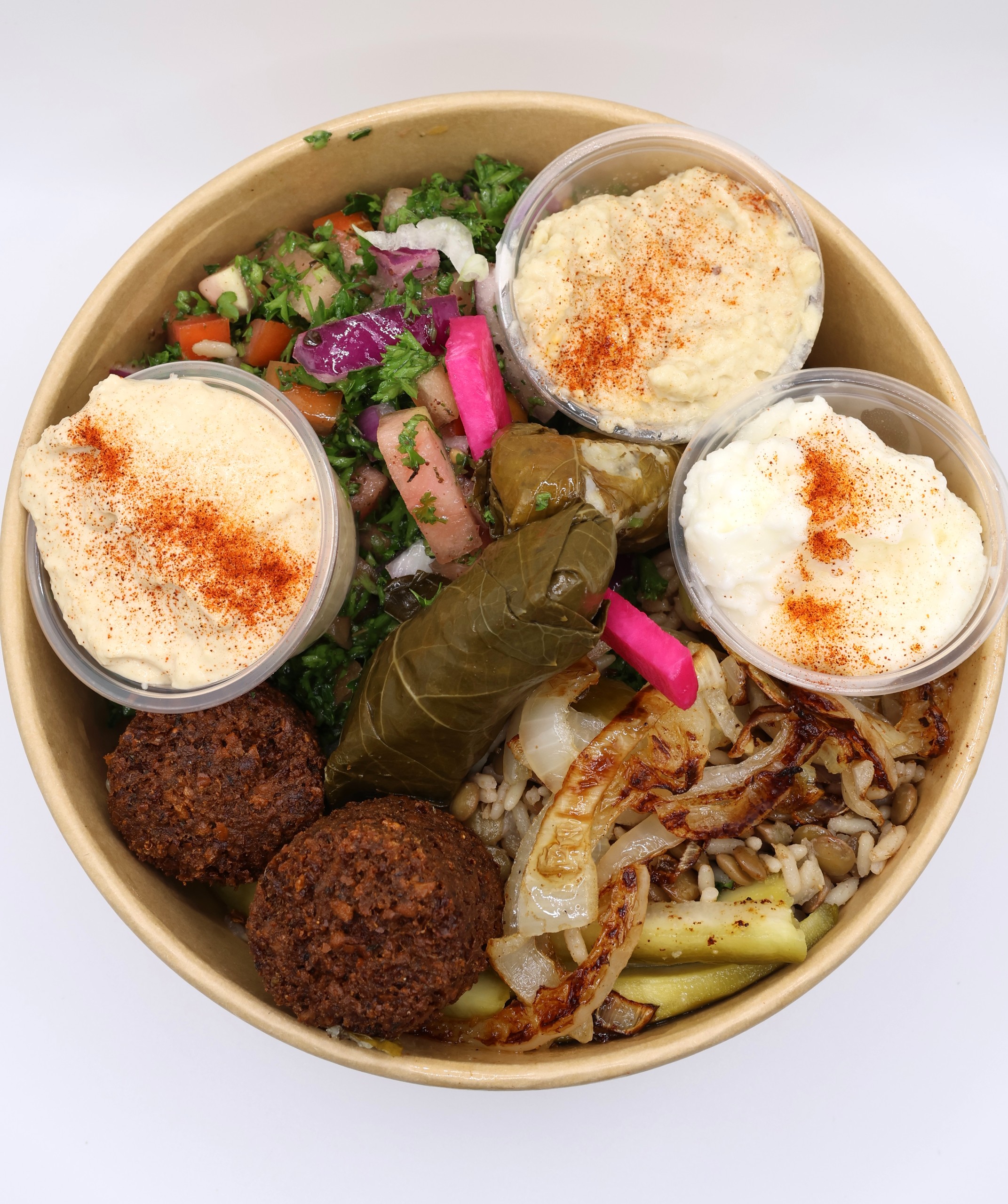MIKE'S VEGGIE COMBO BEIRUT BOWL.