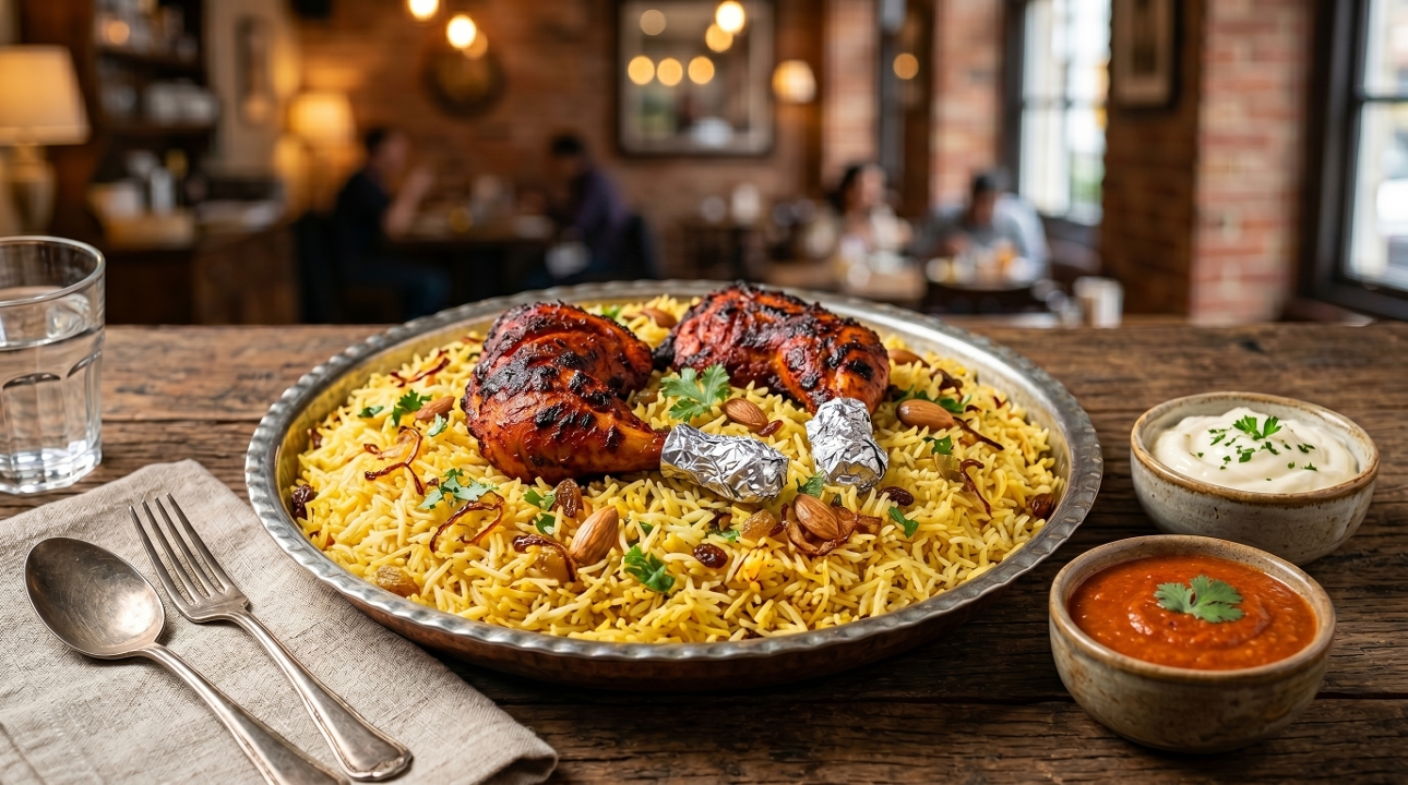 Chicken tandoori Mandi.