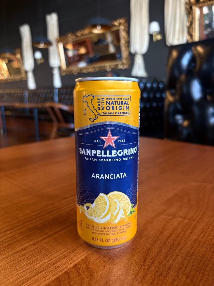 Aranciata Orange San Pellegrino.
