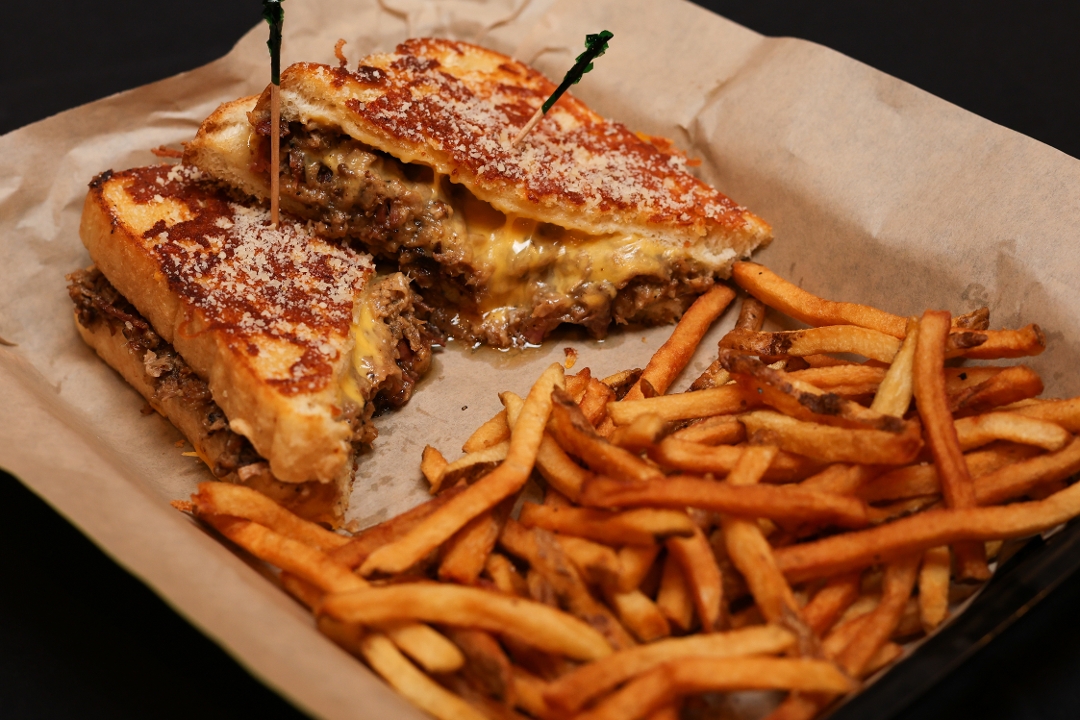 5X Stuffed Grilled Cheese.