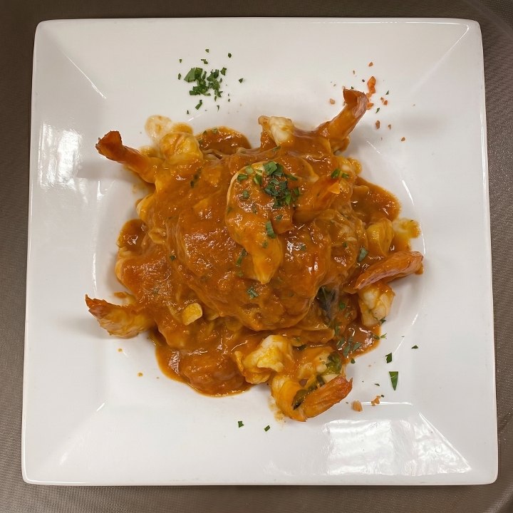 Shrimp Marinara Dinner.