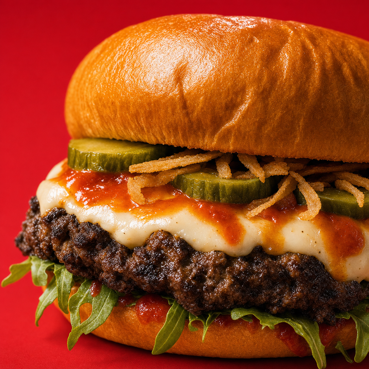 The Gochu Popstar Smash Burger.