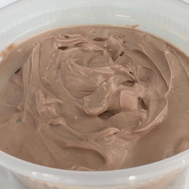 Greek Thick Strained Yogurt (Chocolate).