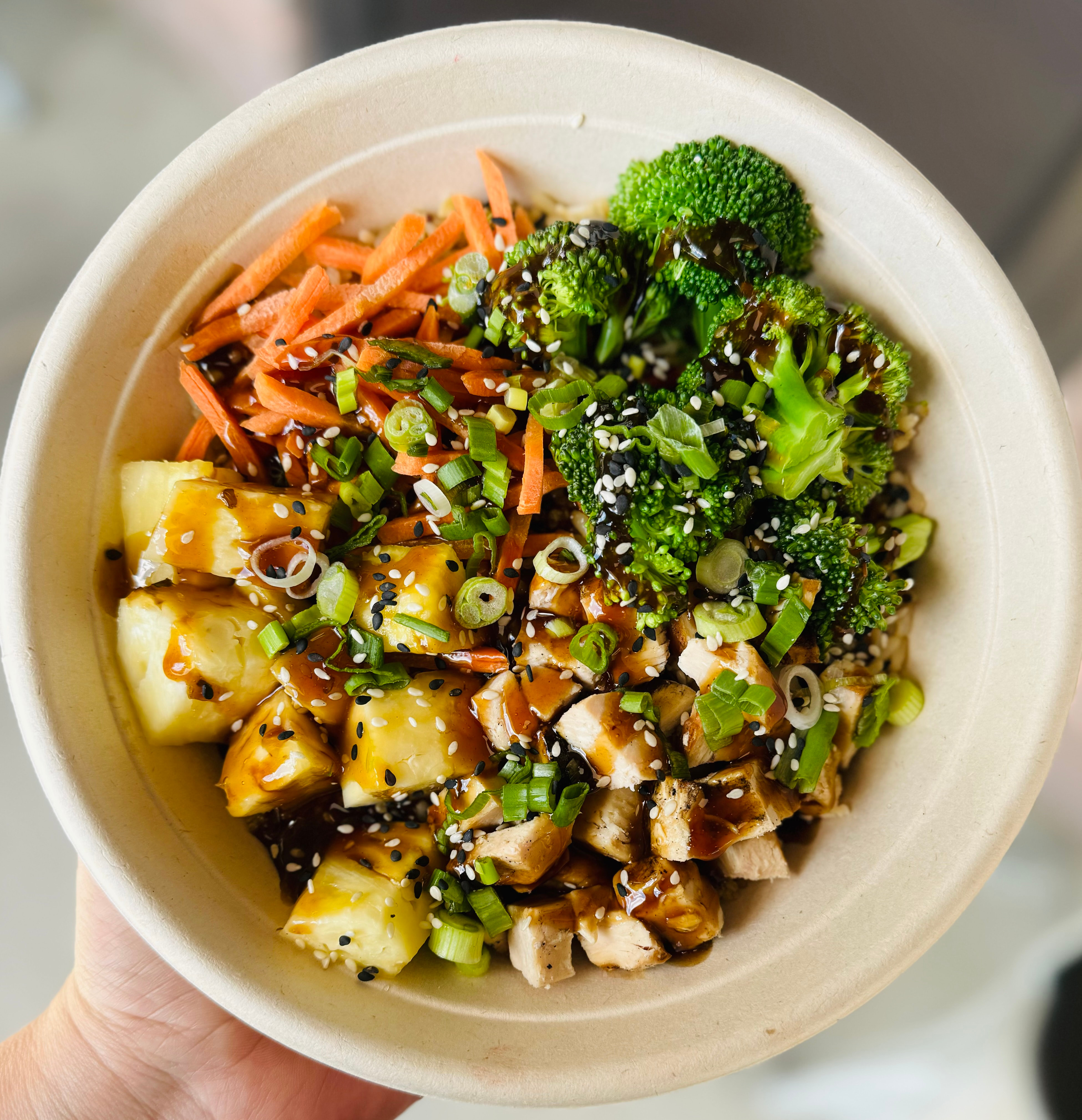 Teriyaki Chicken Bowl.