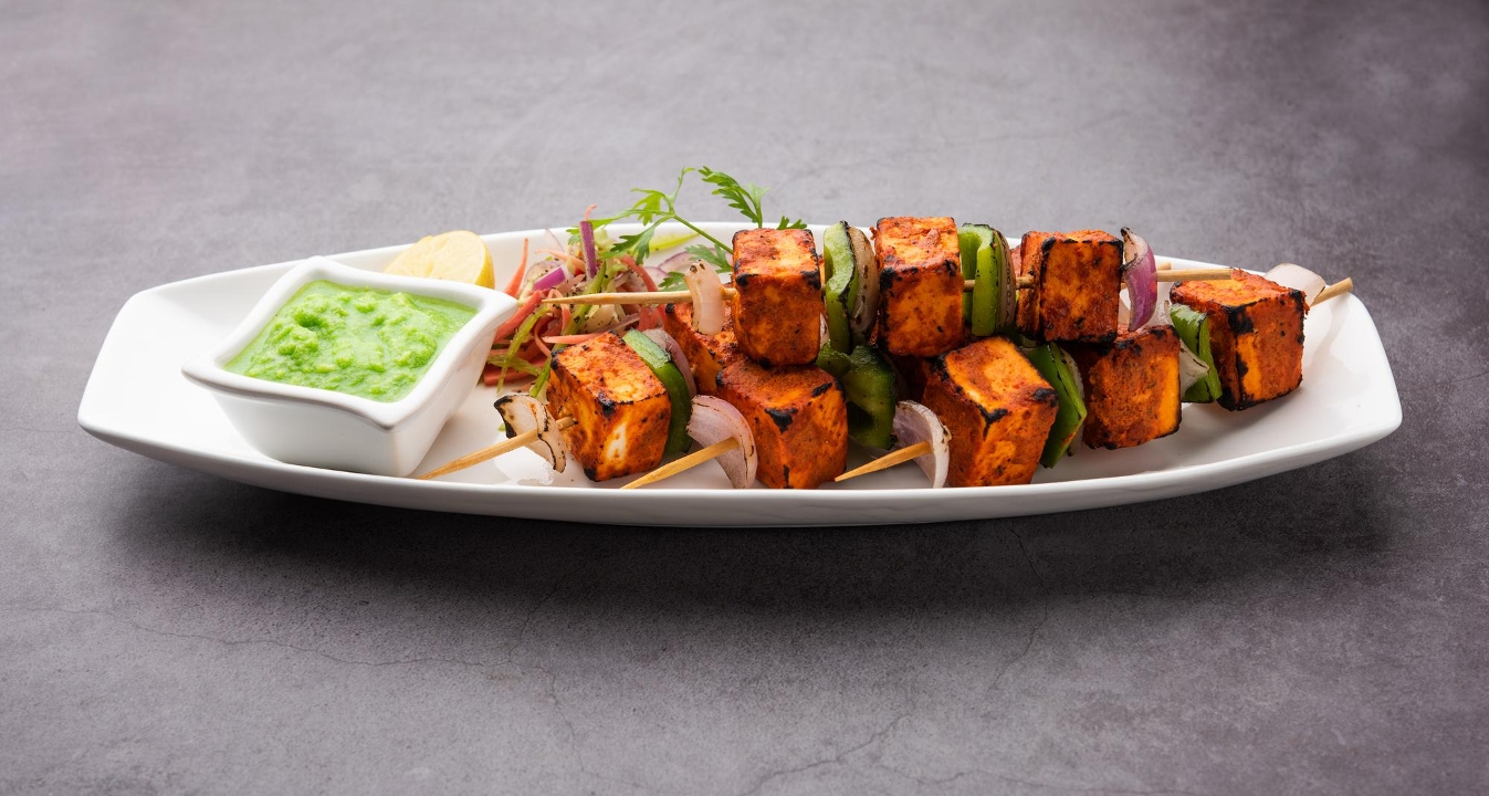 Paneer Tikka Kebab.