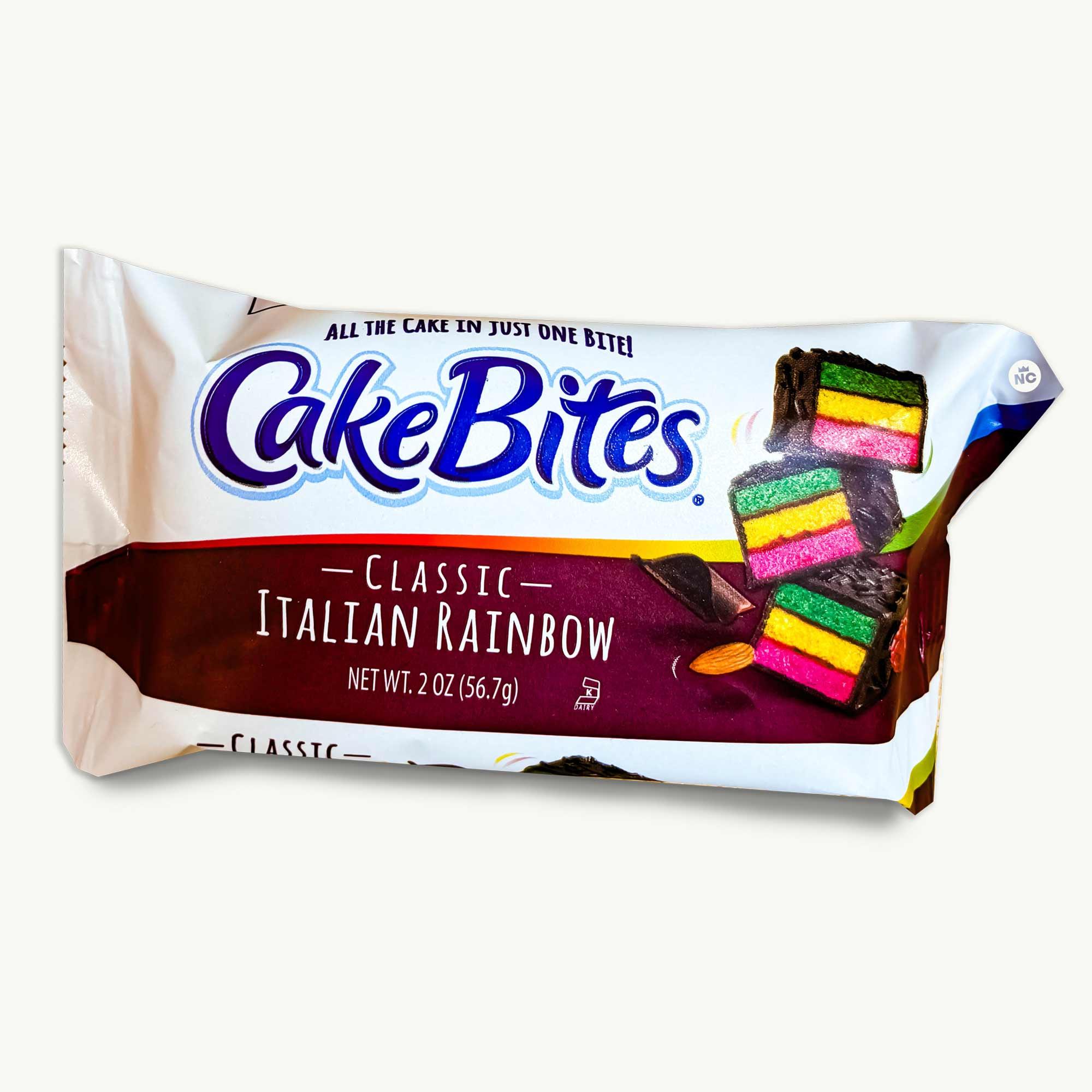 Rainbow Cakebites.