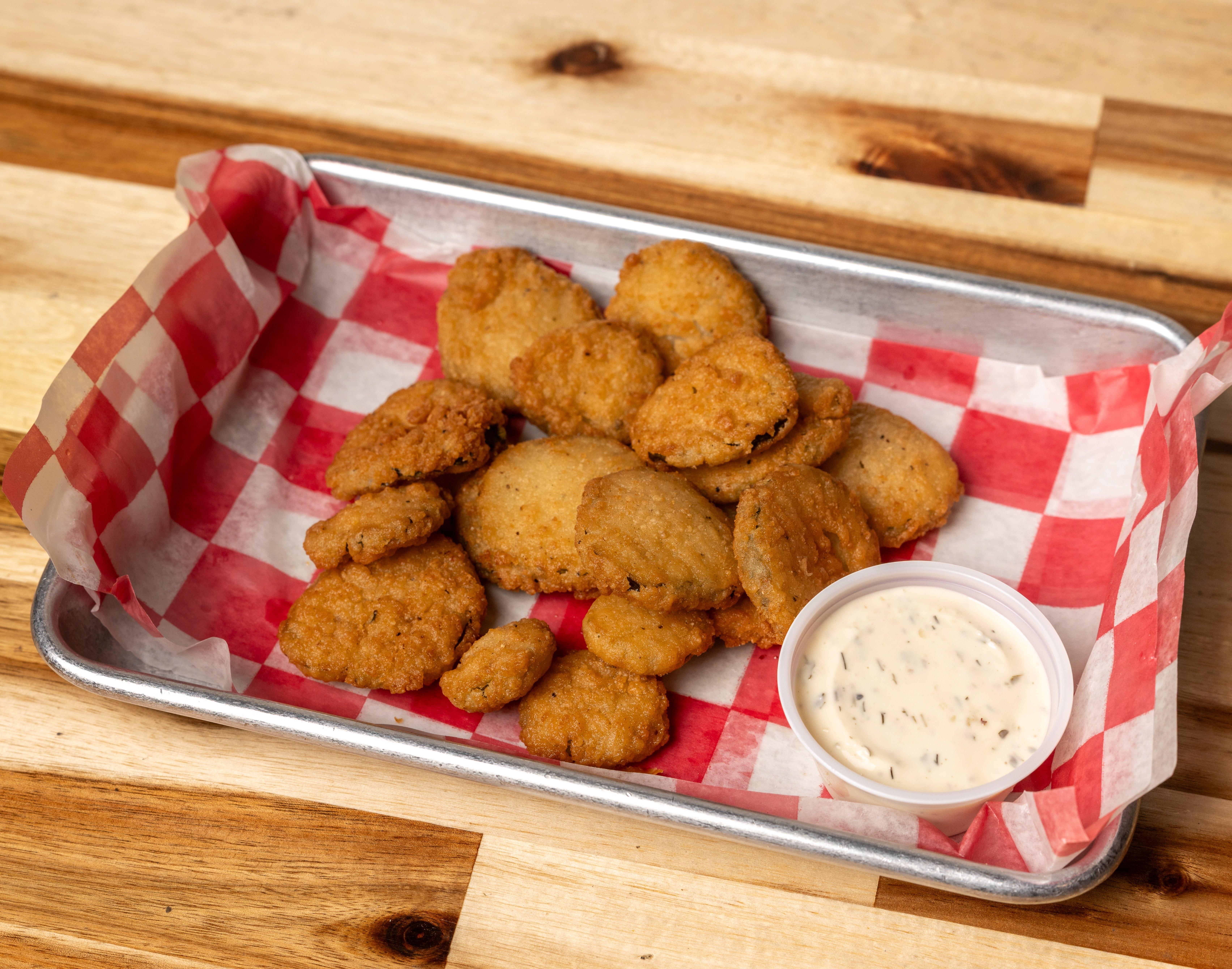FRIED PICKLE CHIPS.