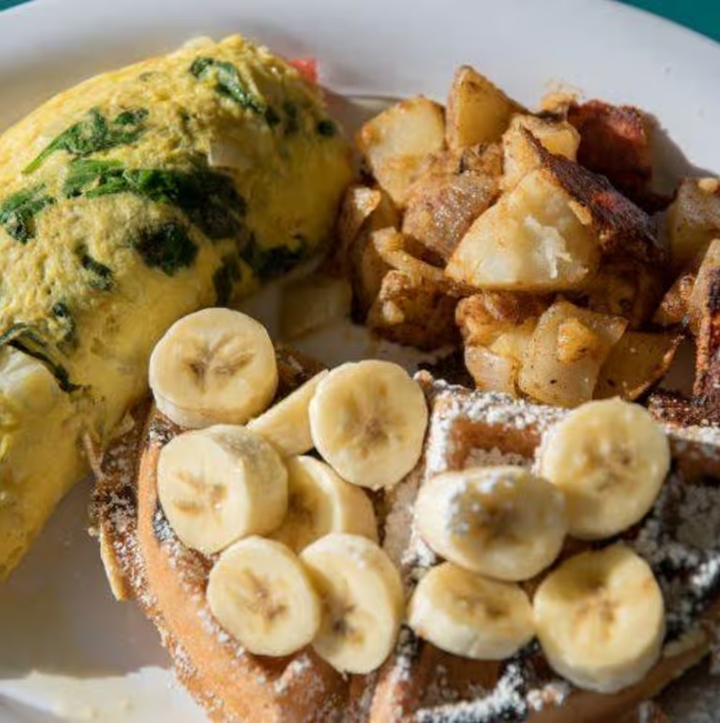 Spinach Florentine Omelette.