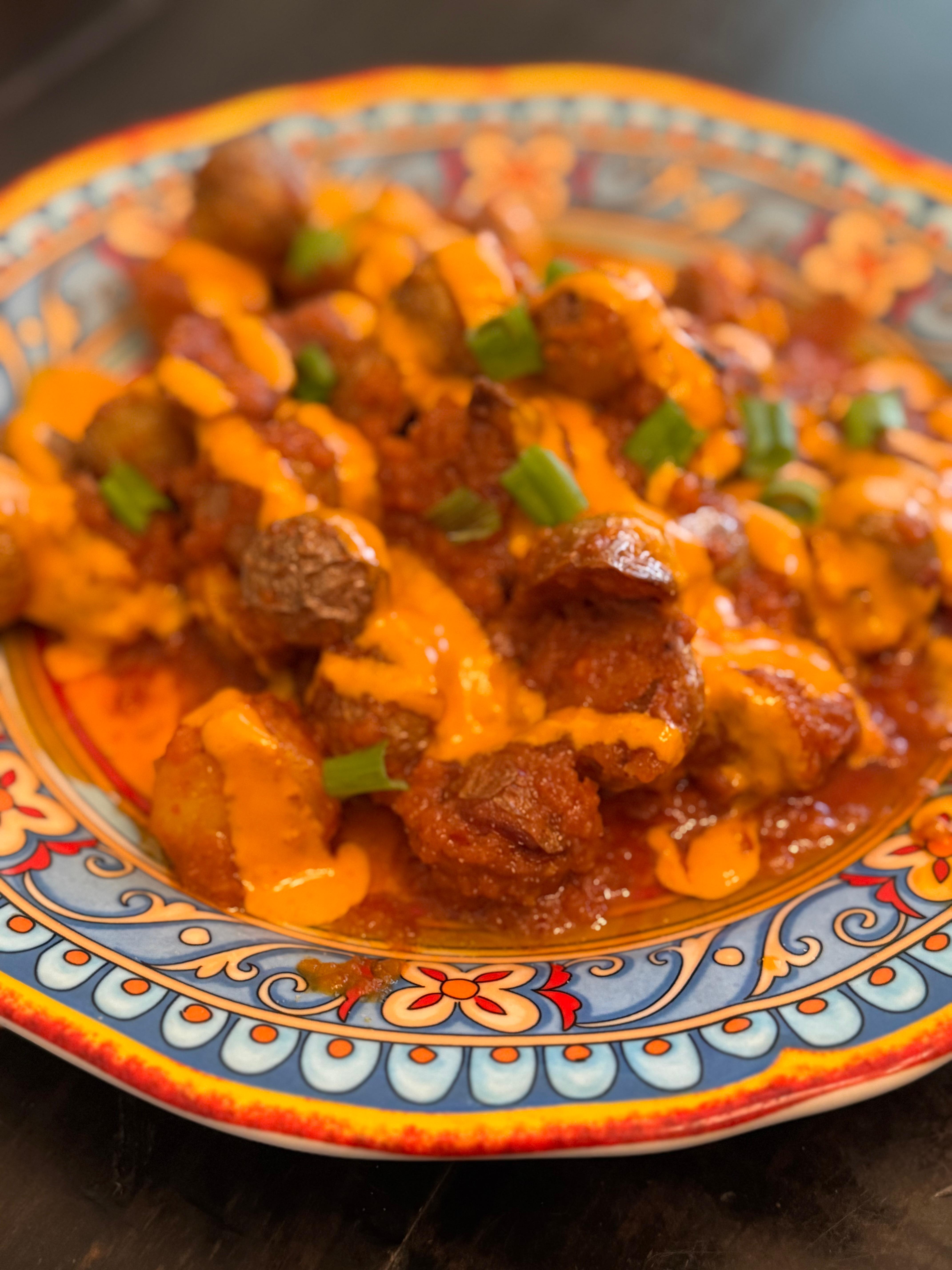 Patatas Bravas (SPAIN).