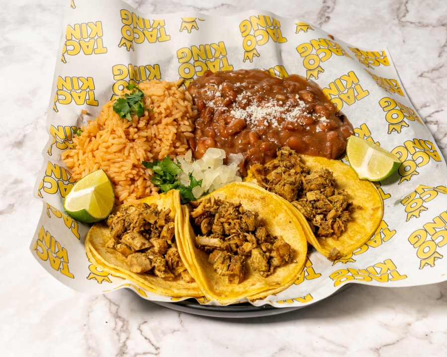 King Taco Combo - Chicken.
