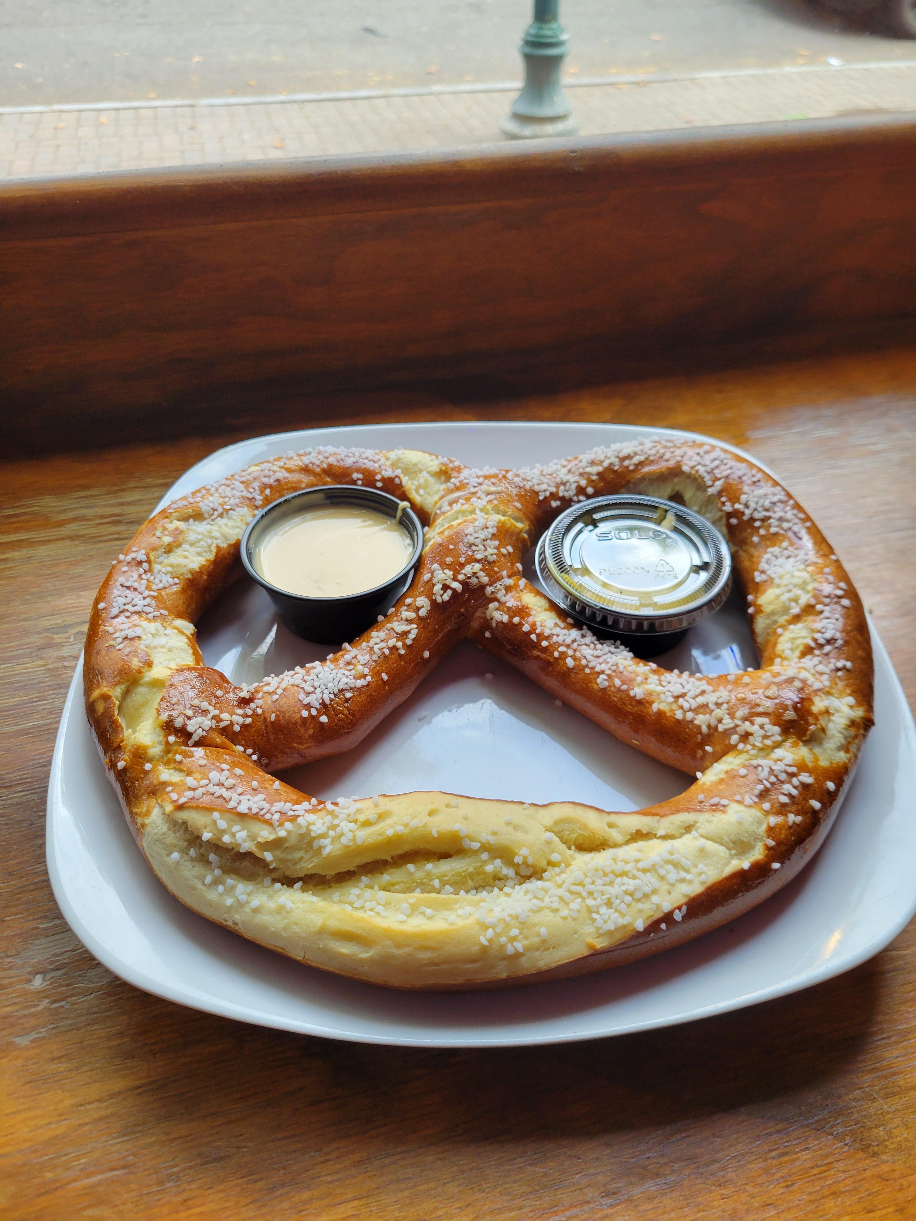 GIANT PRETZEL.