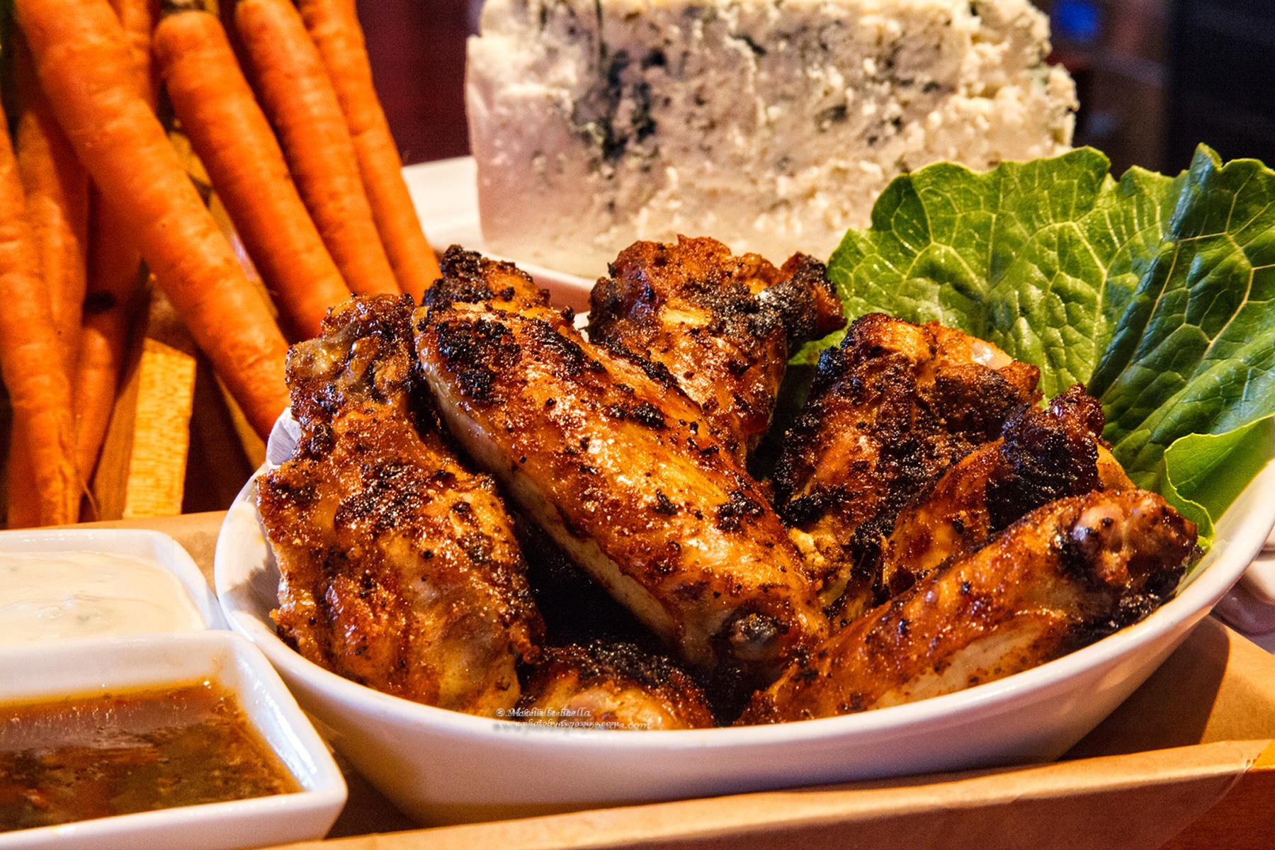 Stone's Hot or Aloha Wings.