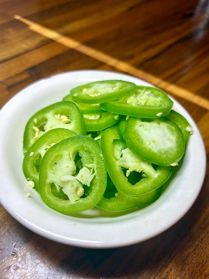 Grilled Jalapeños.
