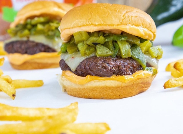 Poblano Hatch Pepper Melt.