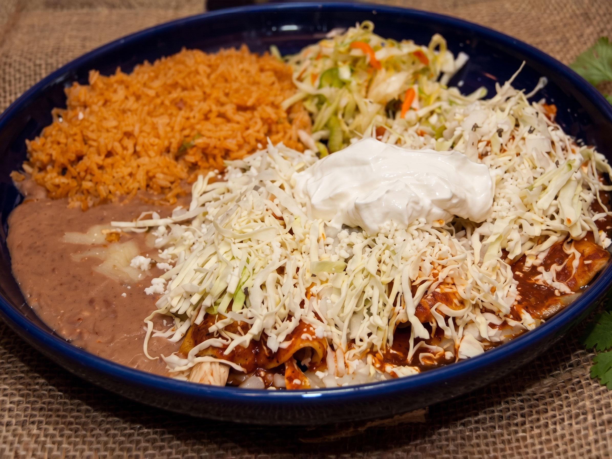 Enchiladas Rancheras.